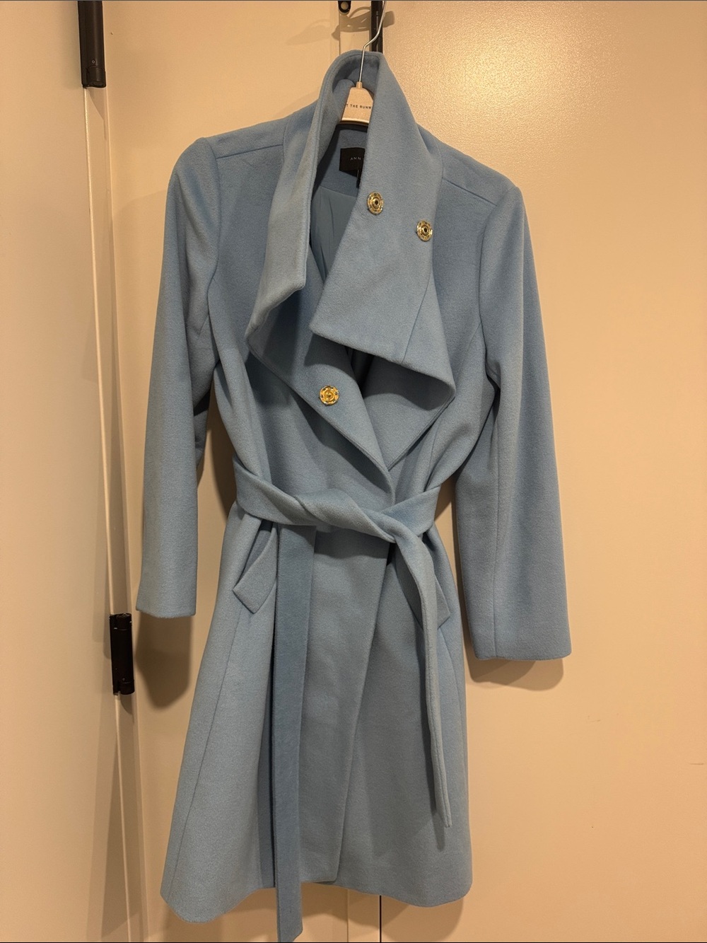 Ann Taylor 95% wool high neck coat